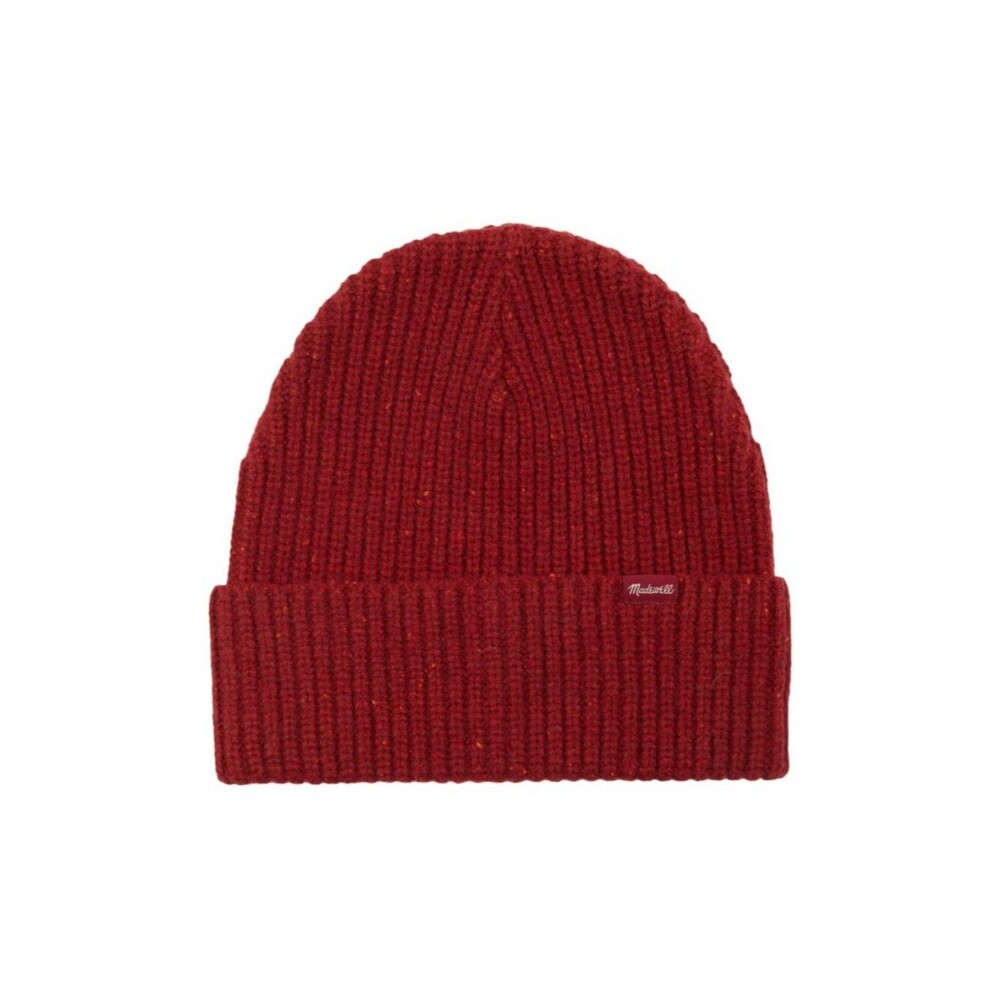 Madewell Chunky Merino Wool Cuffed Beanie / Kilt Red NWT